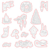 Honey Bee Stamps Gallery Wall: Holiday - 5"x7" Rubber Cling Stamp Set / Die bundle