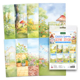 Katy Sue Designs Garden Gnomes Scene Stash, 24 sheets
