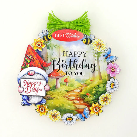 Katy Sue Designs Garden Gnomes Scene Stash, 24 sheets