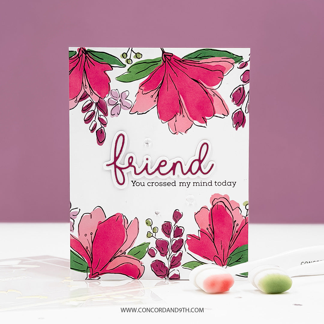 Concord & 9th Garden's Edge Stencil Pack (4 qty; 6 x 6)