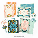 Concord & 9th Gilded Glass Stamp Set & Die Bundle