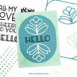 Concord & 9th Gilded Glass Stamp Set & Die Bundle