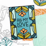 Concord & 9th Gilded Glass Stamp Set & Die Bundle