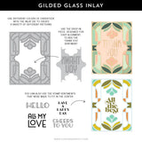 Concord & 9th Gilded Glass Stamp Set & Die Bundle