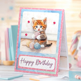 Katy Sue Designs Crafty Kittens Die Cut Topper & Decoupage Collection