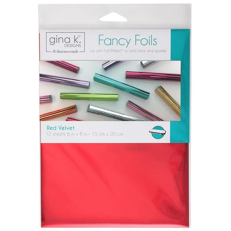 Gina K Designs Fancy Foil – Red Velvet