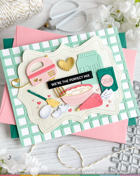 Waffle Flower Craft Gingham Die