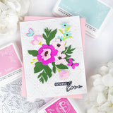 Pinkfresh Studio Golden Poppies die & Stencil Bundle