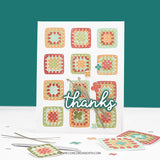 Concord & 9th Granny Square Turnabout™ Stamp Set (6 x 8) & Die Bundle