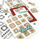 Concord & 9th Granny Square Turnabout™ Stamp Set (6 x 8) & Die Bundle