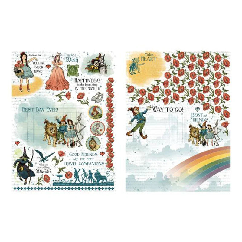 Graphic 45 Wonder of Oz Rub-on Transfers