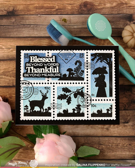 Waffle Flower Grateful Heart Sentiments Combo
