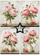 Paper Favourites Grunge Floral A6 Paper Pad (PFA603)
