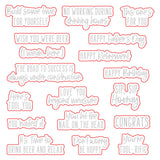 Honey Bee Stamps Nailed It - 4x6 Stamp Set & Die Bundle