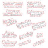 Honey Bee Stamps You Had Me At Coffee - 4x 6 Photopolymer Stamp Set /  Die Bundle