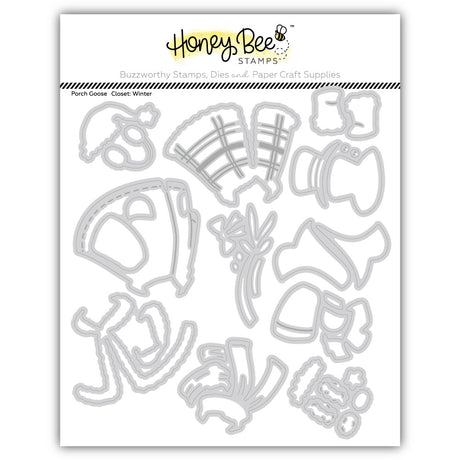 Honey Bee Stamps Porch Goose Closet: Winter - Honey Cuts Stand-Alone Dies