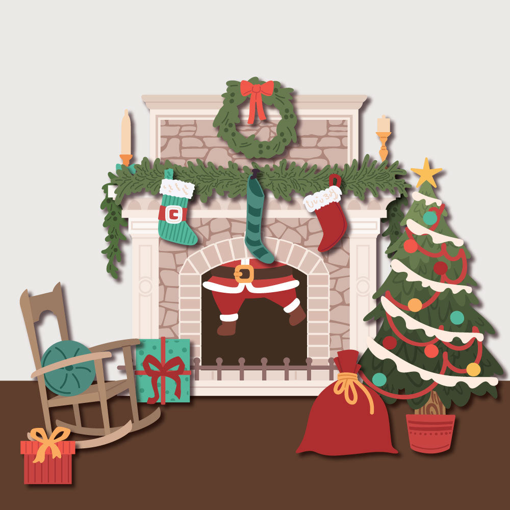 Honey Bee Lovely Layers: Fireplace Holiday Add-On - Honey Cuts