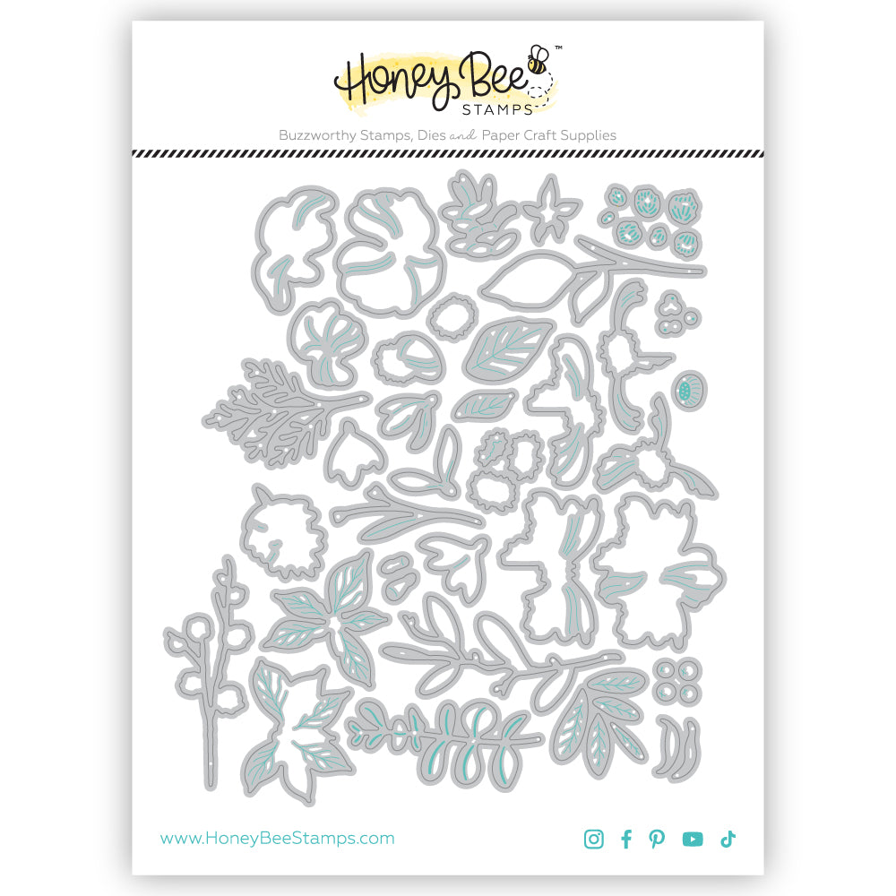 Honey Bee Lovely Layers: Mini Holiday Florals - Honey Cuts