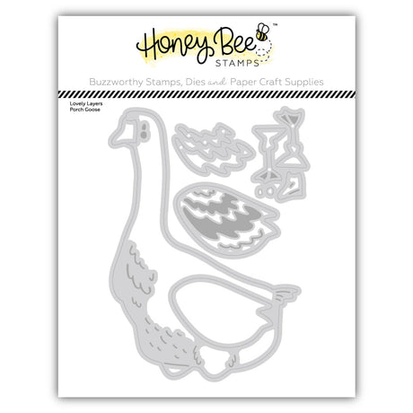 Honey Bee Stamps Lovely Layers: Porch Goose - Honey Cuts Stand-Alone Dies
