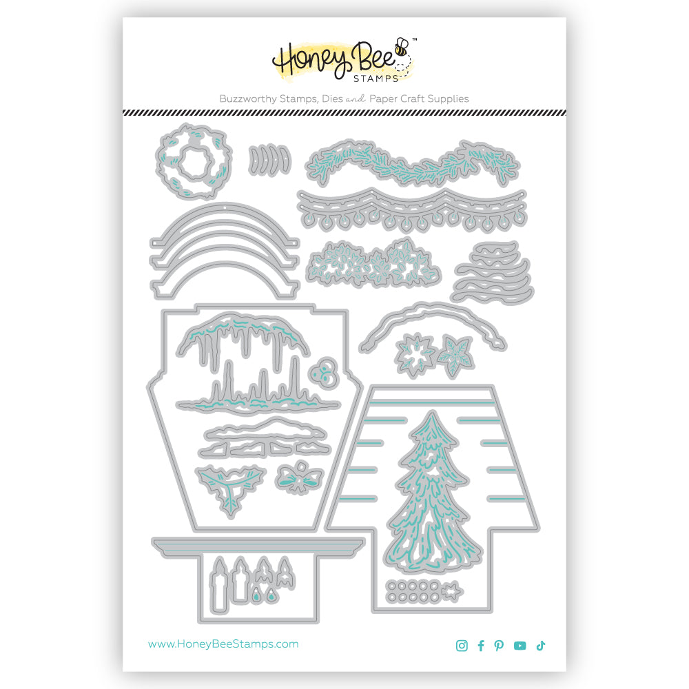 Honey Bee Lovely Layers: Window Holiday Add-On - Honey Cuts