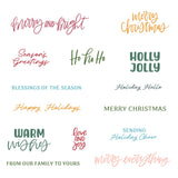 Honey Bee Stamps Simply Stated: Holiday - 4"x 6" Stamp Set / Die bundle