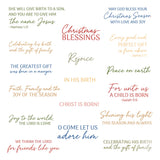 Honey Bee Stamps Christmas Blessings - 4"x 6" Stamp Set / Die Bundle