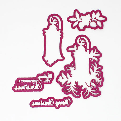 Heartfelt Creations Christmas Lantern Cling Stamp Set HCPC-31026 & Die HCD1-7462