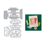 Hero Arts Here for the Presents Letterpress + Foil & Cut from the Best Gift Ever Collection