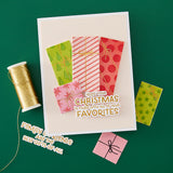 Hero Arts Here for the Presents Letterpress + Foil & Cut from the Best Gift Ever Collection