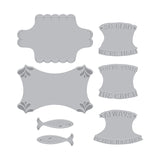 Hero Arts Glad We’re Tight Letterpress + Foil Set