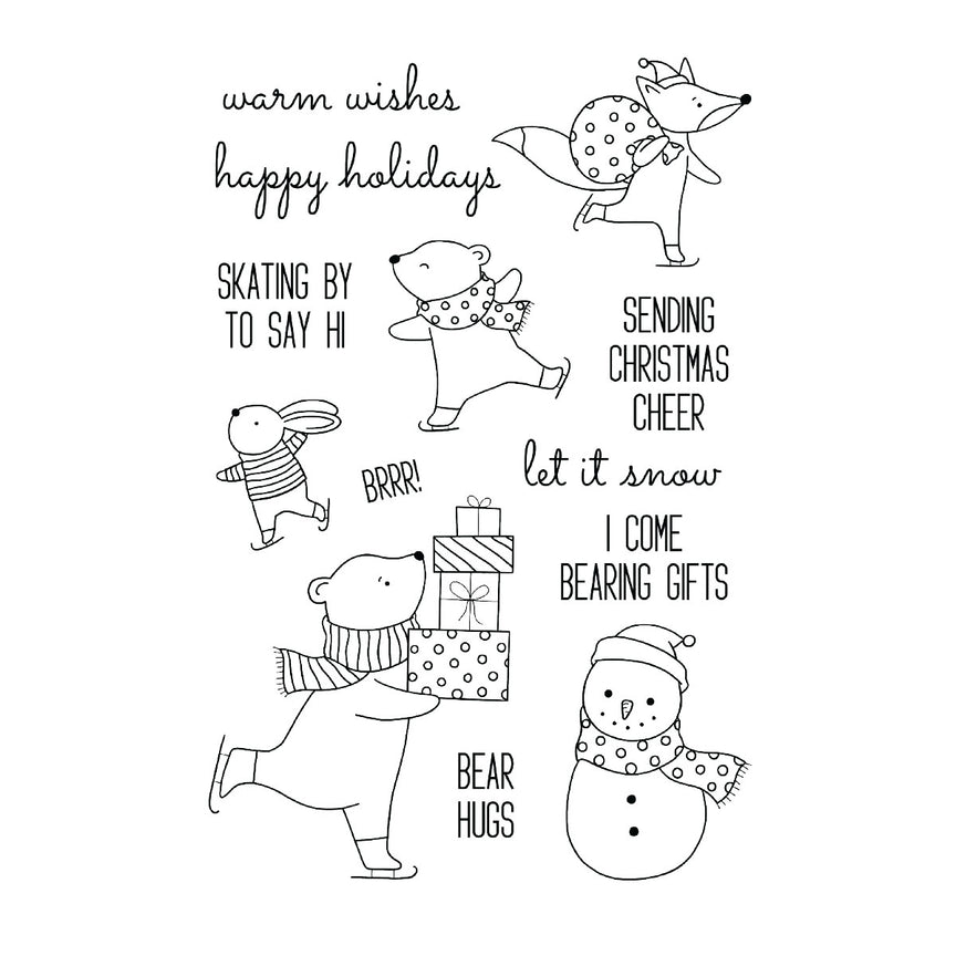 Simon Hurley Skating By Stamp & Die Bundle