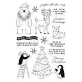 Spellbinders Polar Friends Stamp & Die Bundle by Simon Hurley