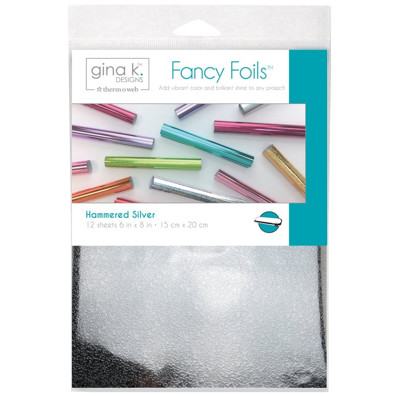 Gina K Designs Fancy Foil – Hammered Silver
