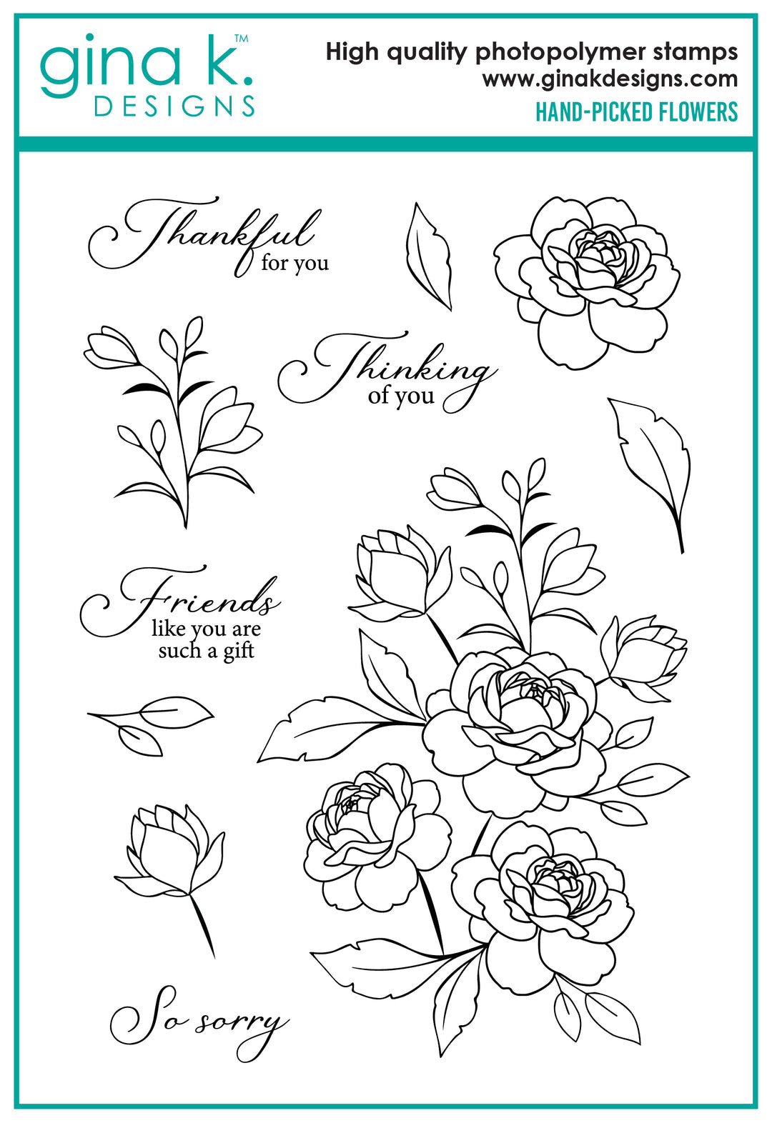 Gina K Designs BUNDLE- Hand-Picked Flowers