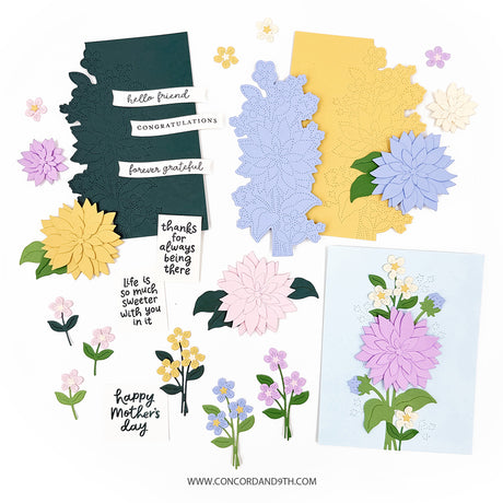 Concord & 9th Handpicked Stamp Set (3 x 4) &  DIe Bundle