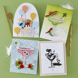 Spellbinders Happier Hour BetterPress Sentiments Bundle