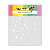 Waffle Flower Happy Bubbles Stencil (422423)