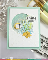Waffle Flower Happy Bubbles Stencil (422423)