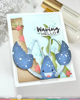 Waffle Flower Happy Bubbles Stencil (422423)