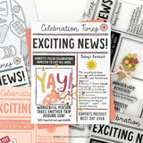 Concord & 9th Happy Headlines Stamp Set (6 x 8)