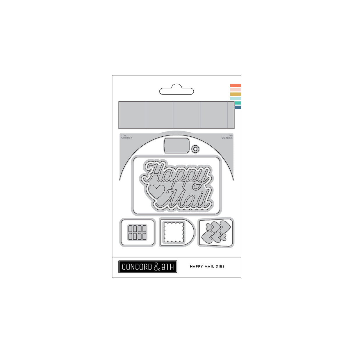 Concord & 9th Happy Mail Stamp Set (6 x 6) / Die Bundle