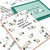 Concord & 9th Happy Herd Stencil (1 qty; 4.75 x 6)