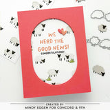 Concord & 9th Happy Herd Stencil (1 qty; 4.75 x 6)