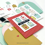 Concord & 9th Happy Mail Embossing Folder (4.75 x 6)