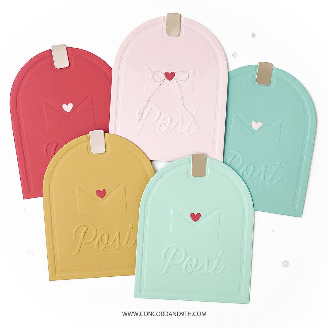 Concord & 9th Happy Mail Embossing Folder (4.75 x 6)