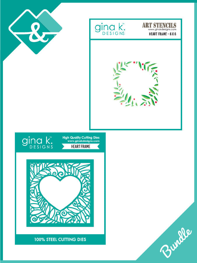 Gina K Designs BUNDLE – Heart Frame