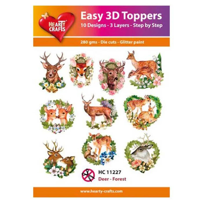 Hearty Crafts Easy 3D - Deer - Forest HC11227