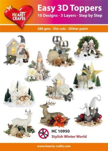 Hearty Crafts Easy 3D - Stylish Winter World HC10950