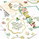 Concord & 9th Concord & 9th Heirloom Turnabout™ Stamp Set (6 x 8) / Die Bundle