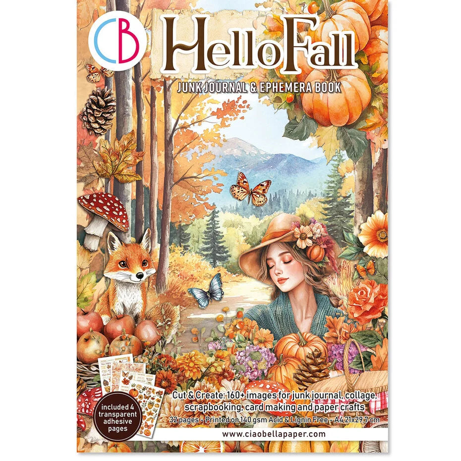 Ciao Bella Hello Fall Junk Journal Book (CBB013)